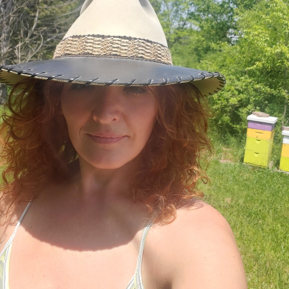 Hands-on beekeeping work at Funny Farm