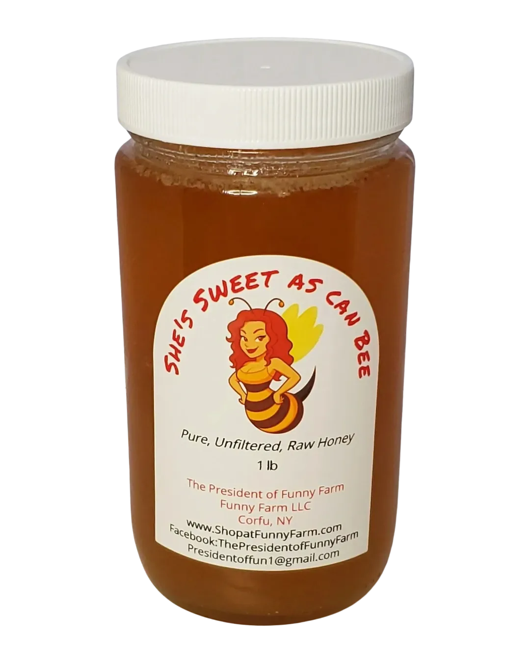 She's as Sweet as Can Bee — Raw Honey, 1 lb