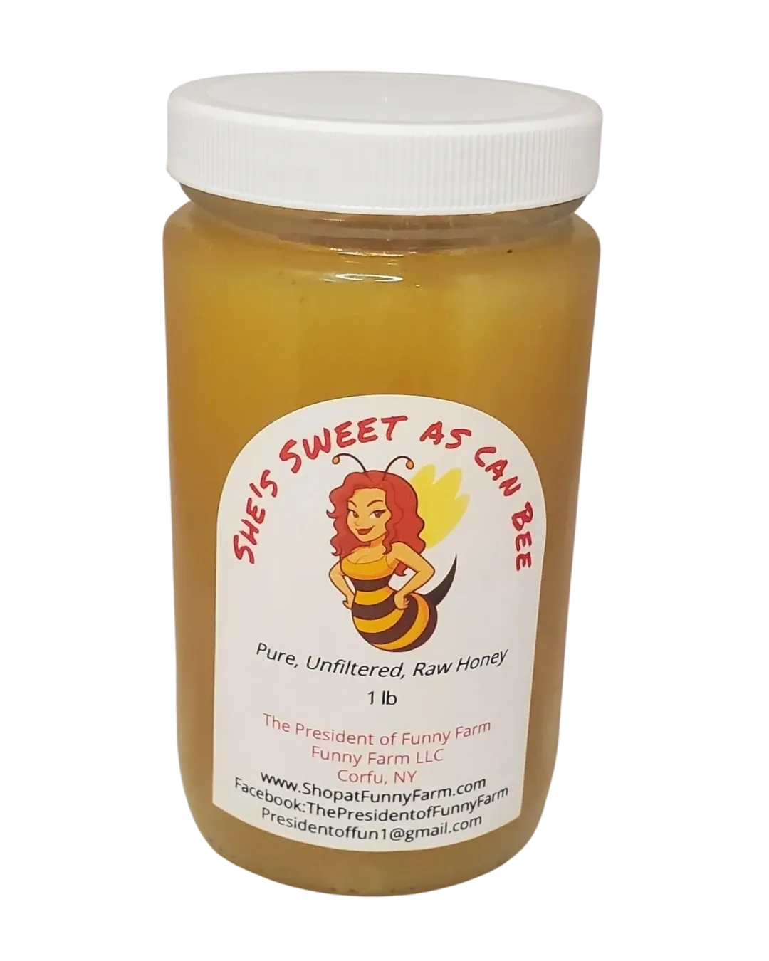 She's as Sweet as Can Bee — Raw Honey, 8 oz